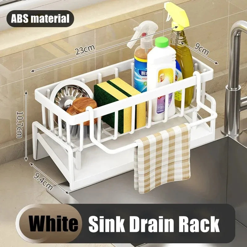 Multifunctional Adhesive kichen sink storage rack