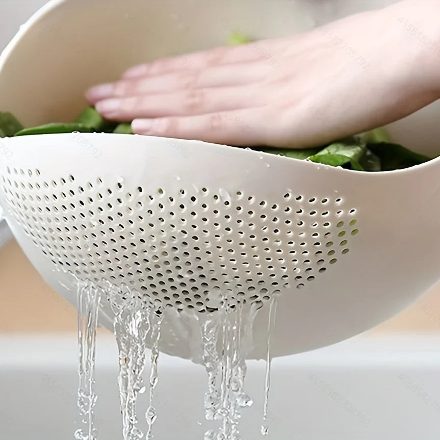Rice Drainage Basket Fruit and Vegetable Drainage  Small Tools Multi-purpose