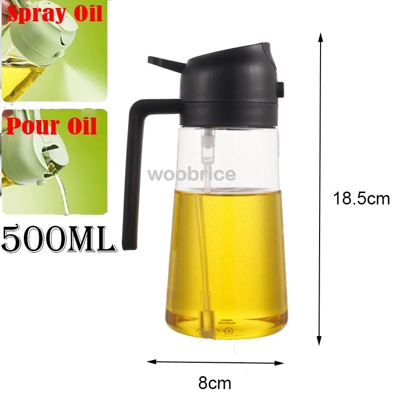 2in1 Kitchen Spray Oil Dispenser Oil Sprayer Polis