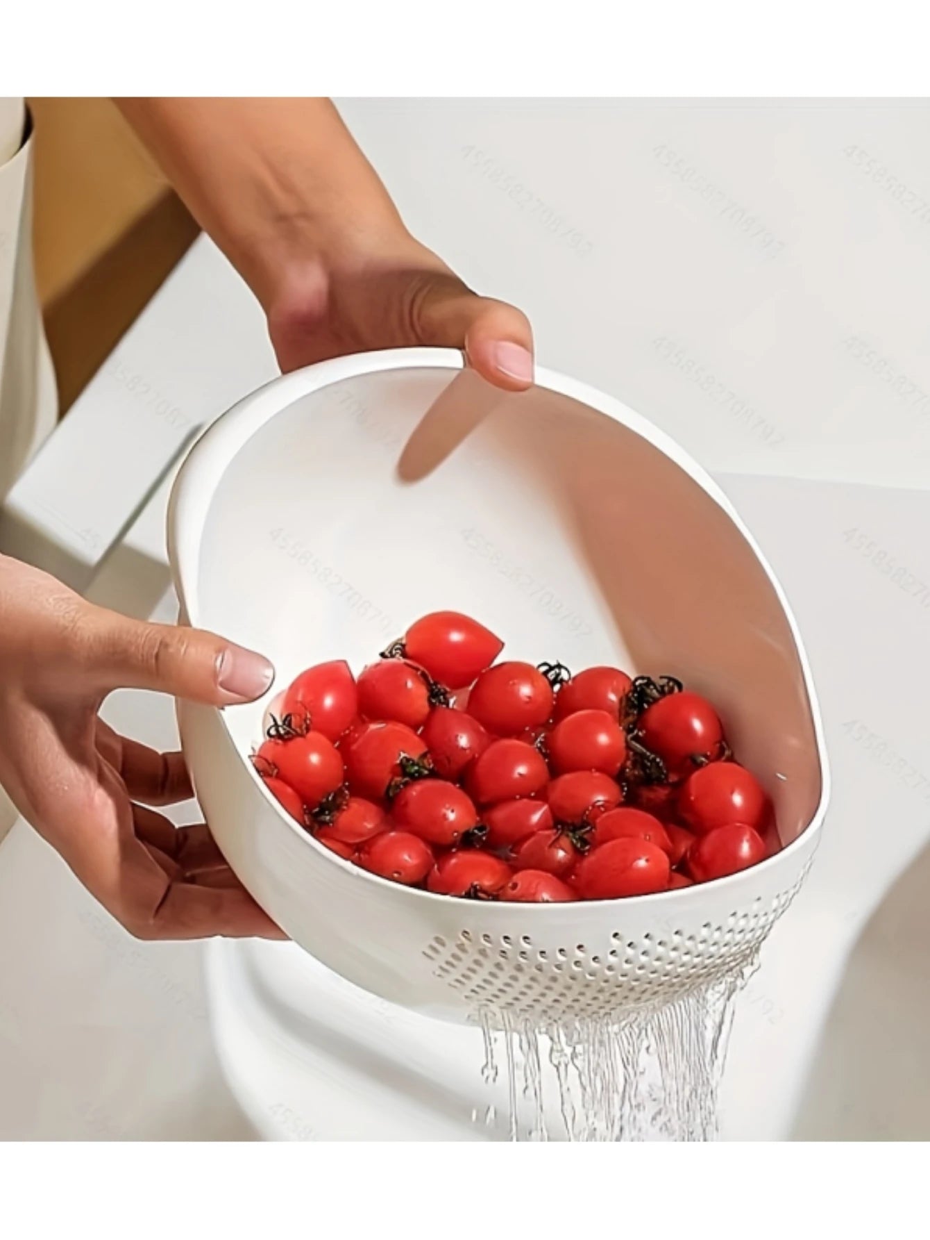 Rice Drainage Basket Fruit and Vegetable Drainage  Small Tools Multi-purpose