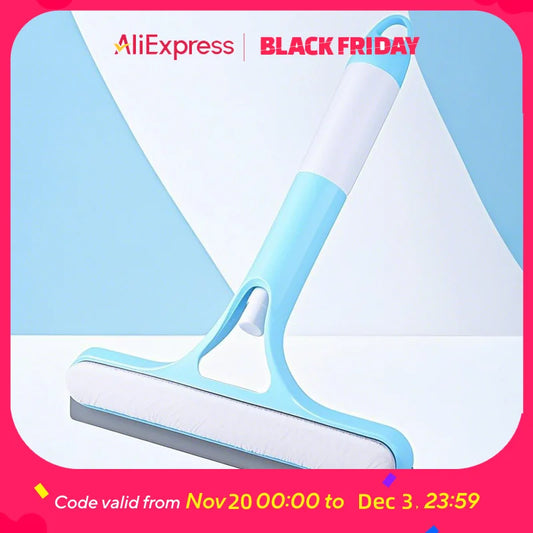 3-in-1 Window Cleaning Kit |Double-sided Glass cleaner with spray bottle&Squeegee