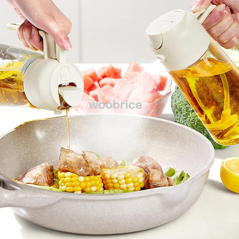 2in1 Kitchen Spray Oil Dispenser Oil Sprayer Polis