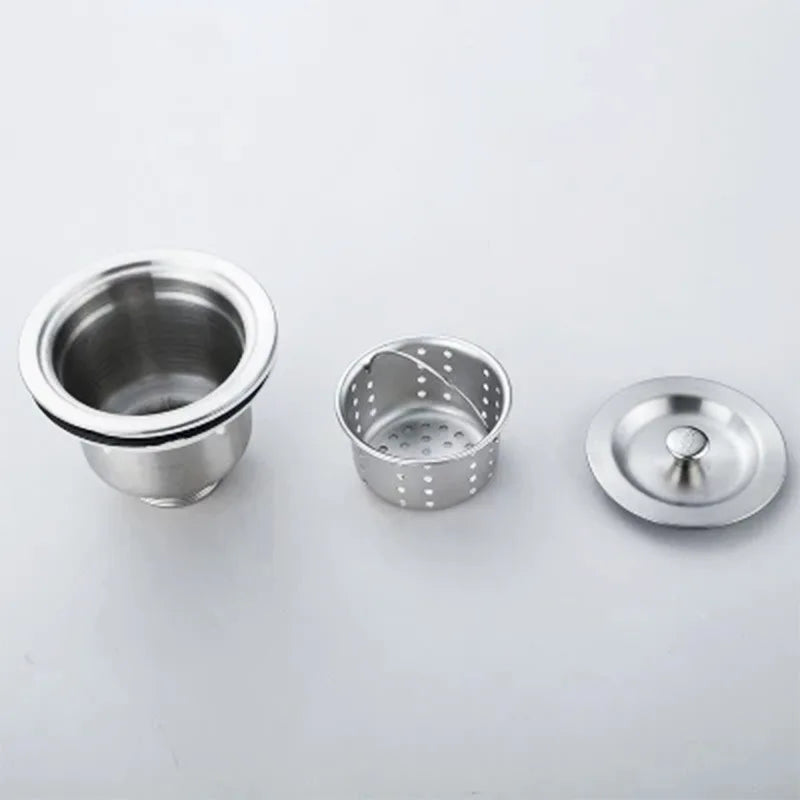 1pc Kitchen Sink Strainer W/Handle, RV Kitchen Sink, Stainless Steel