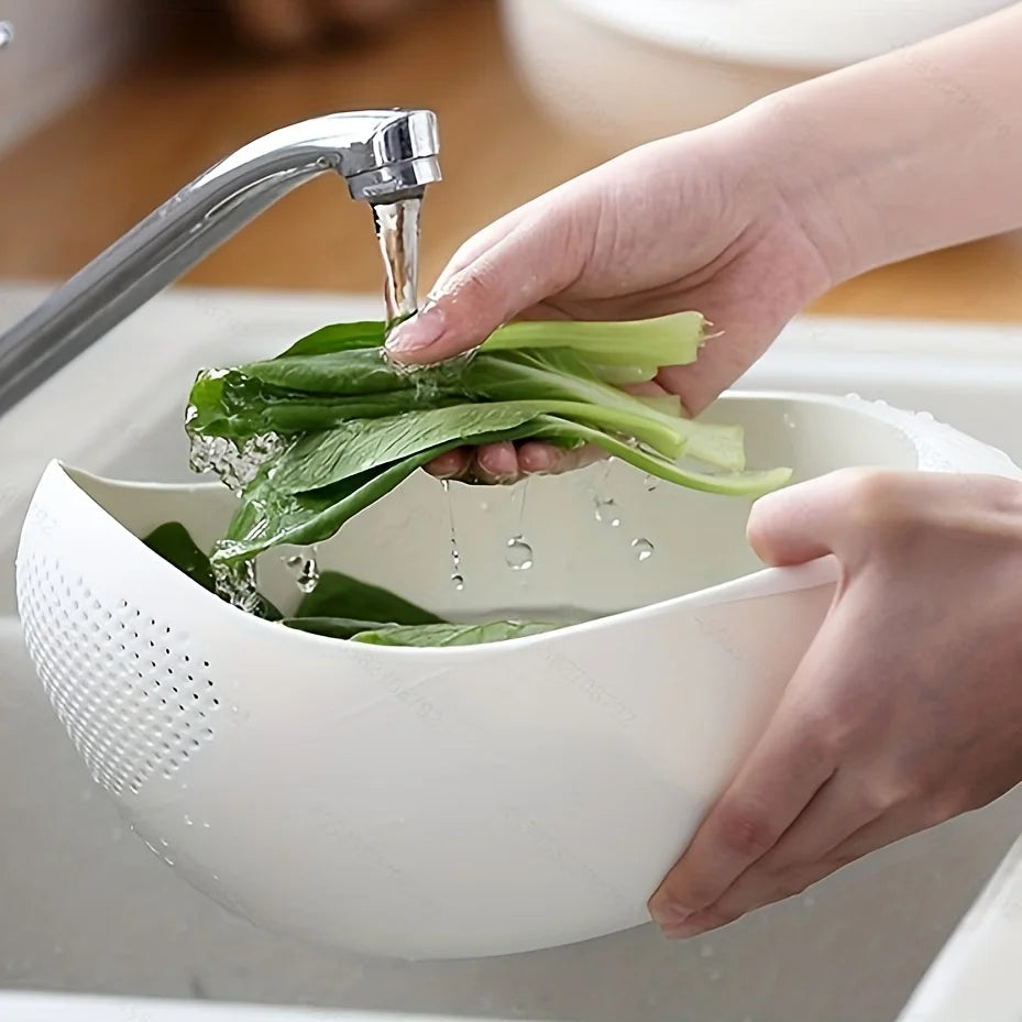 Rice Drainage Basket Fruit and Vegetable Drainage  Small Tools Multi-purpose