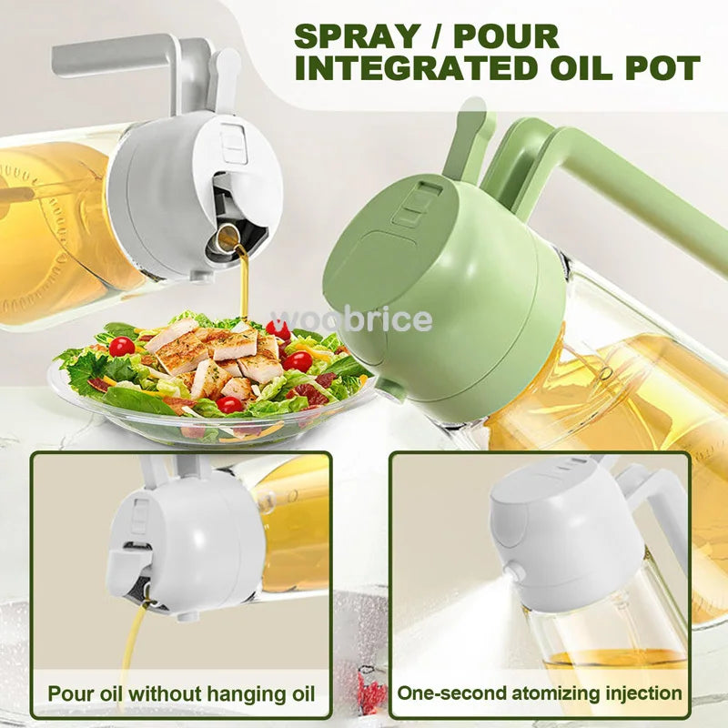 2in1 Kitchen Spray Oil Dispenser Oil Sprayer Polis
