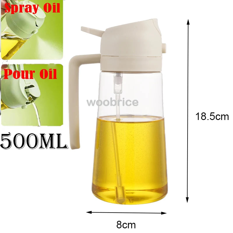 2in1 Kitchen Spray Oil Dispenser Oil Sprayer Polis