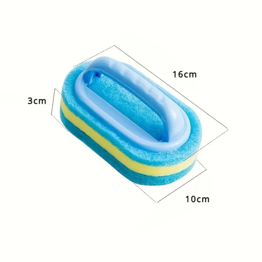 Multi Functional Cleaning Sponge with Handle Easy Grip Design