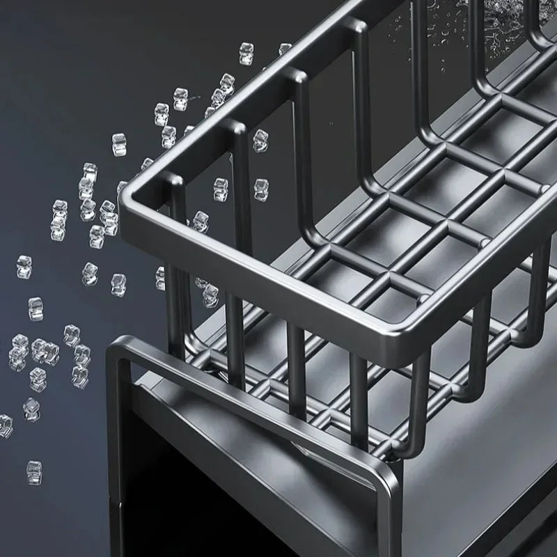 Multifunctional Adhesive kichen sink storage rack