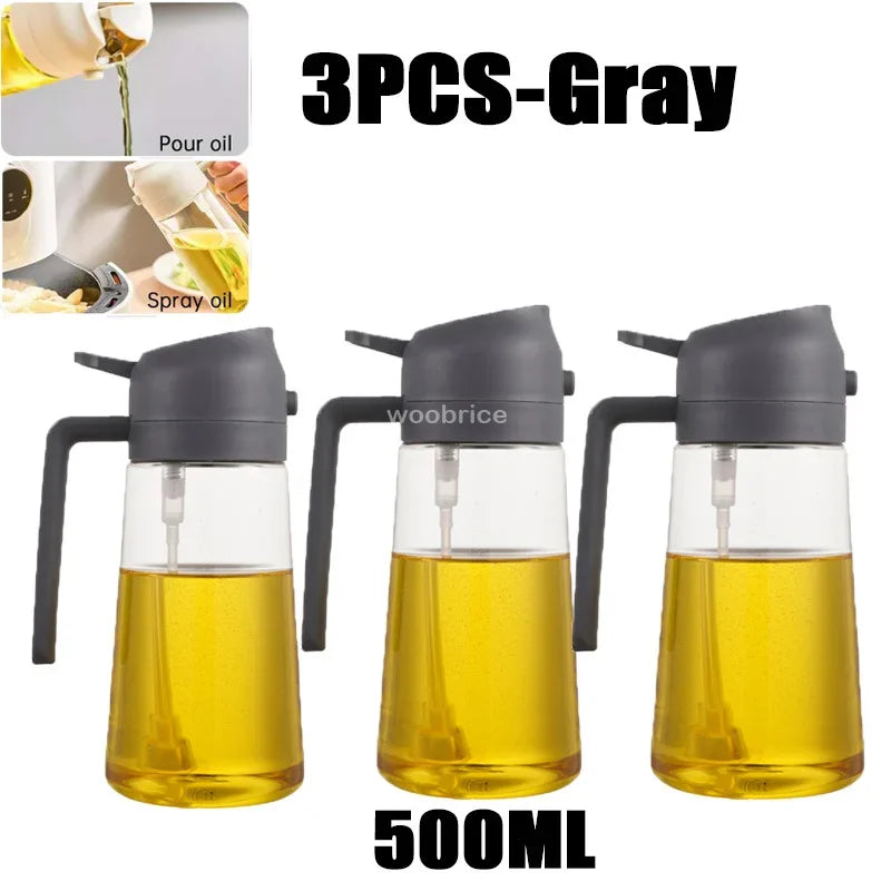 2in1 Kitchen Spray Oil Dispenser Oil Sprayer Polis