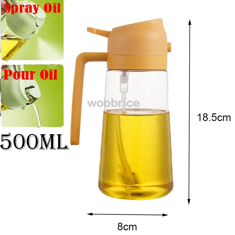 2in1 Kitchen Spray Oil Dispenser Oil Sprayer Polis