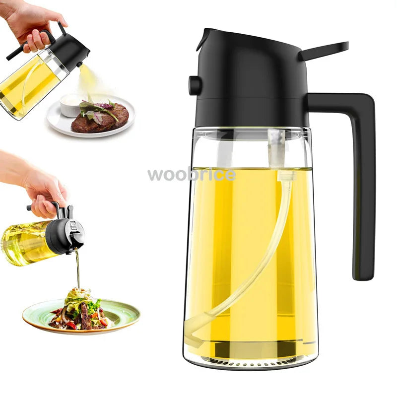 2in1 Kitchen Spray Oil Dispenser Oil Sprayer Polis