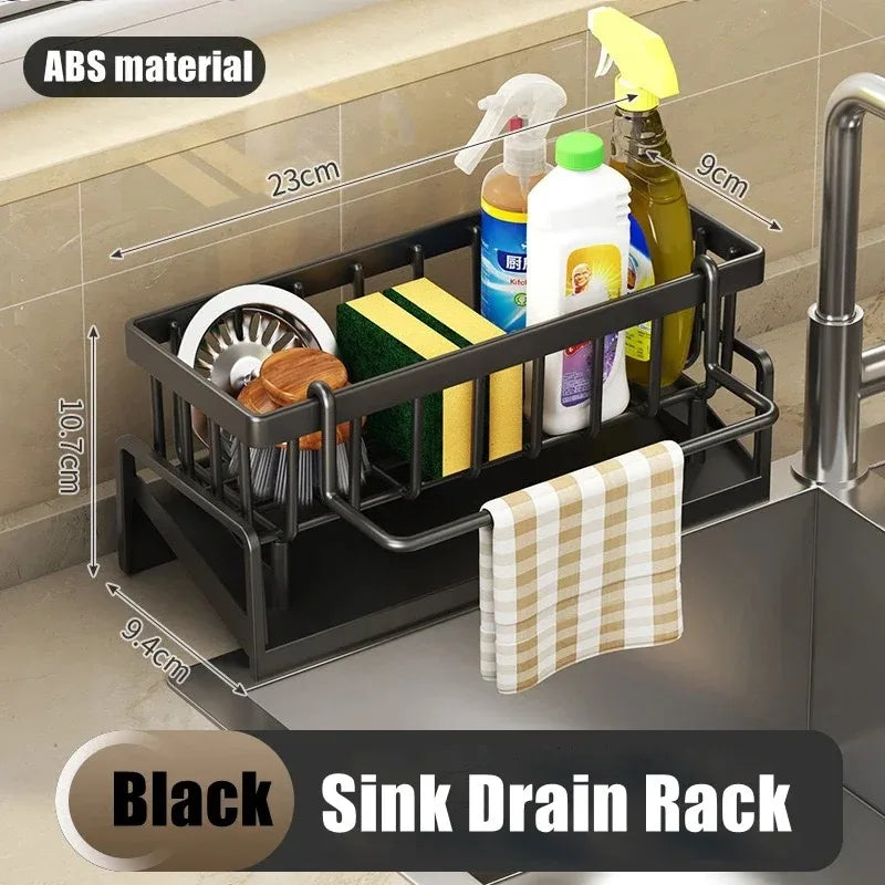 Multifunctional Adhesive kichen sink storage rack